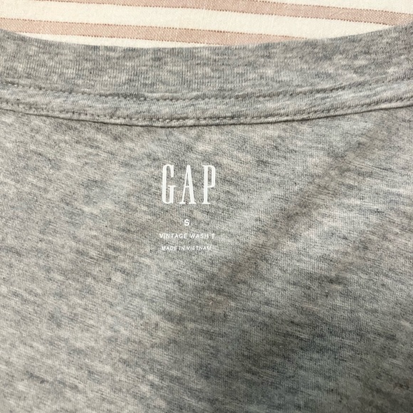 Gray Graphic Tee with Bunny and Fries - Picture 3 of 6